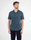 Lerros Jersey Print Overhemd - Coastal Blue