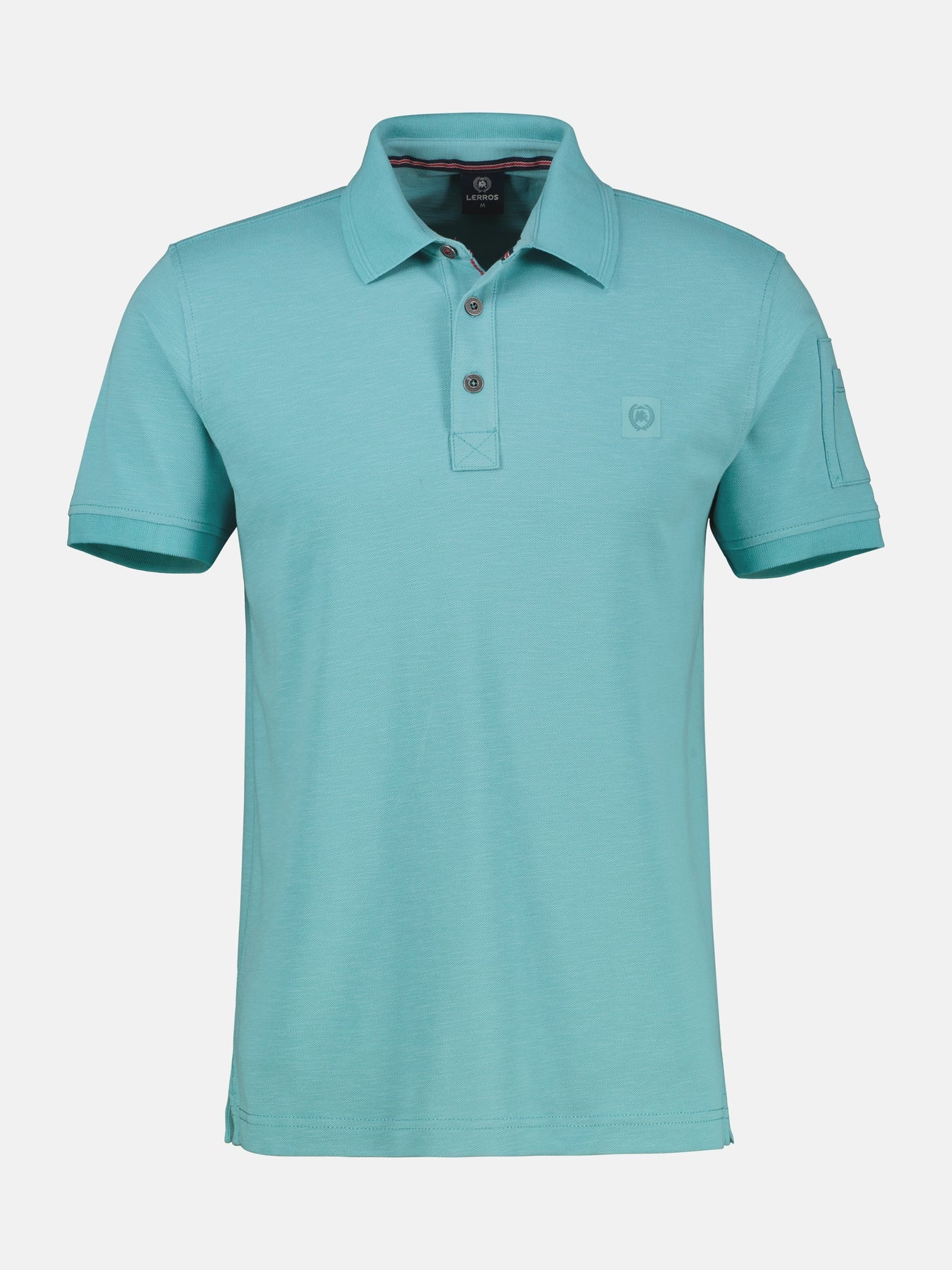 Lerros Poloshirt in Piqué Kwaliteit - Coastal Blue