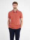 Lerros Poloshirt with Stripes - Earth Red