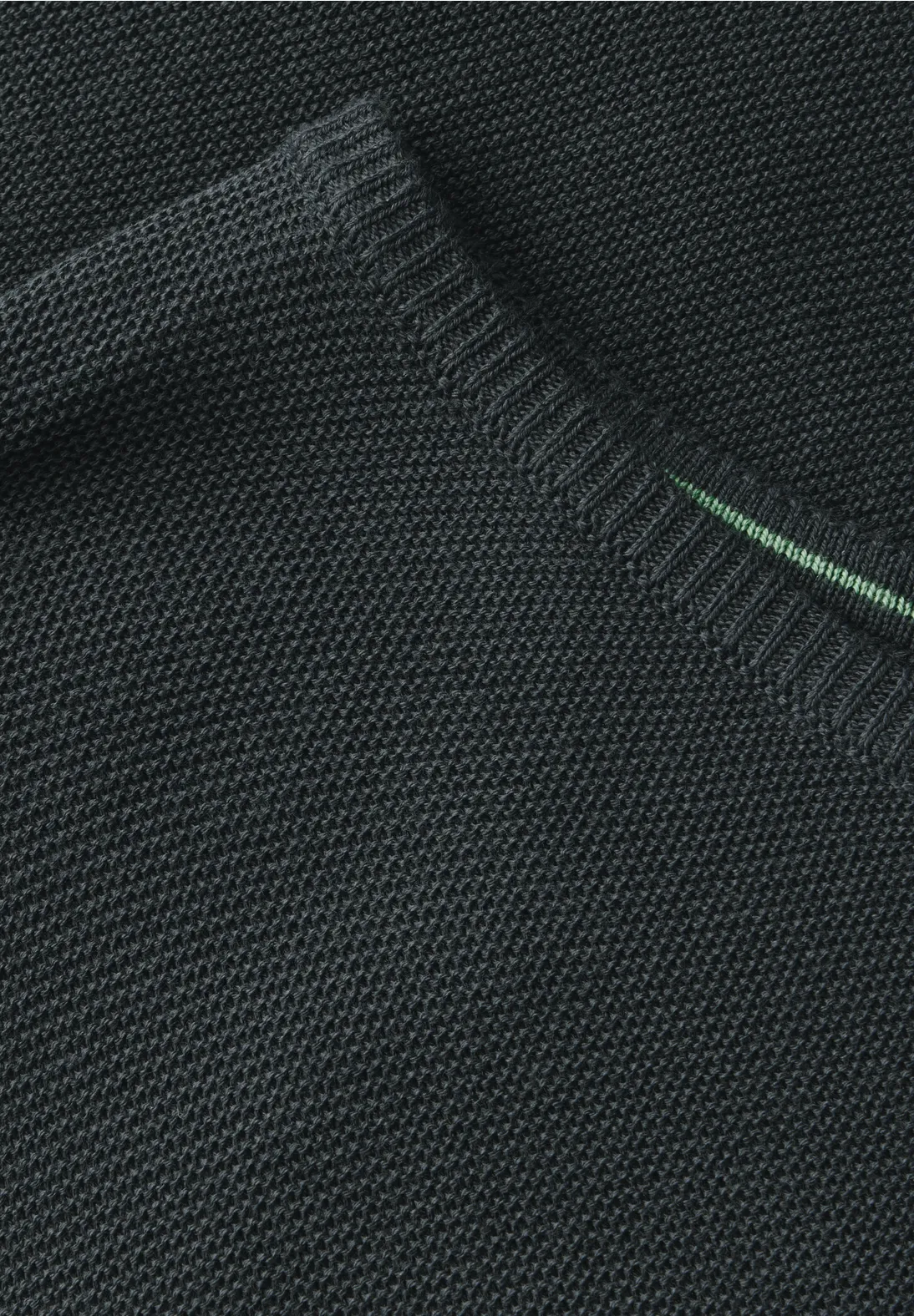 Cecil Struktur Pullover - Slate Khaki