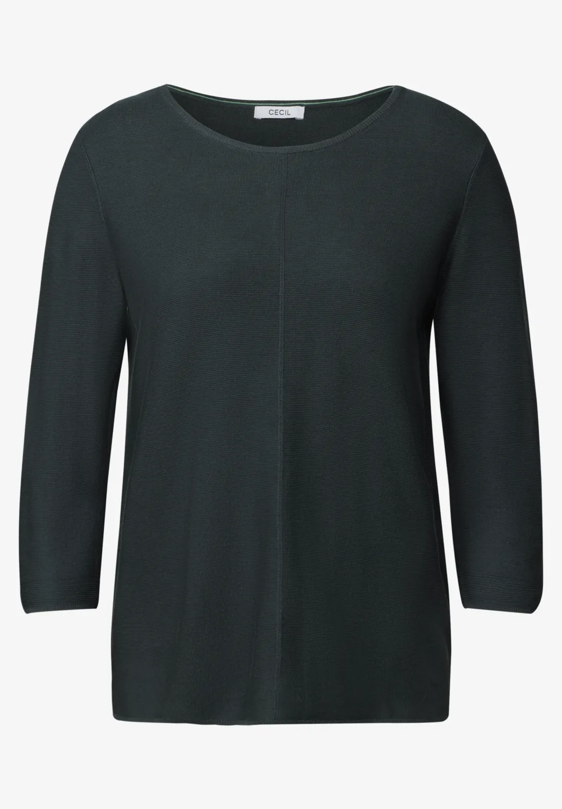 Cecil Structured Jumper - Slate Khaki