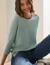 Cecil Structured Jumper - Cool Salvia Melange