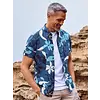 Hawaii Short Sleeve Shirt - Crispy Blue