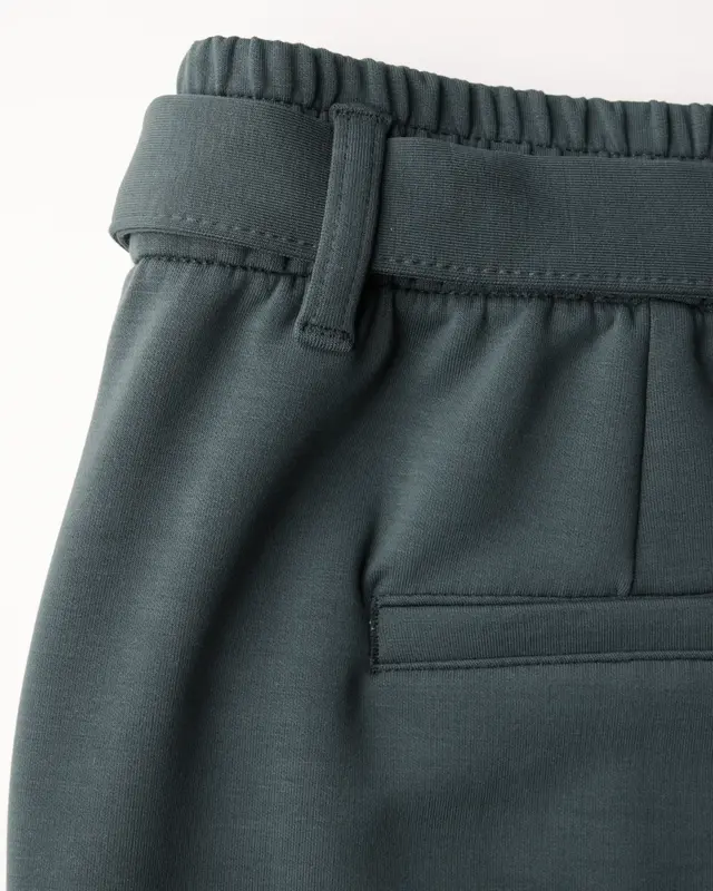 Cecil Skirt with Belt - Slate Khaki