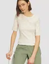 S. Oliver Streifen T-Shirt - Beige