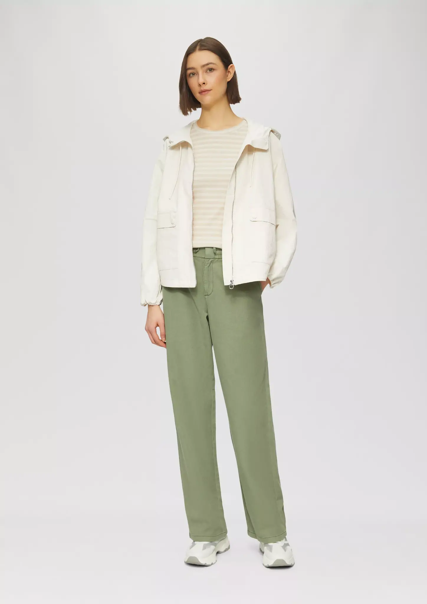 S. Oliver Streifen T-Shirt - Beige