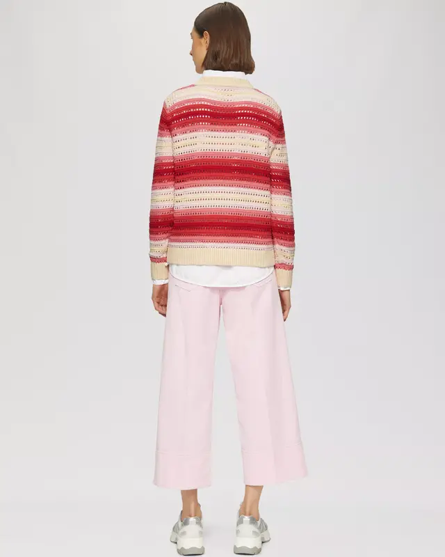 S. Oliver Multicolor Jumper - Red Combi