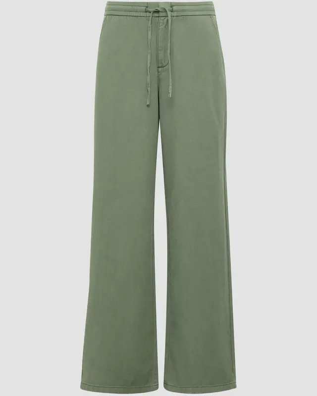 S. Oliver Straight Leg Hose - Olive Green