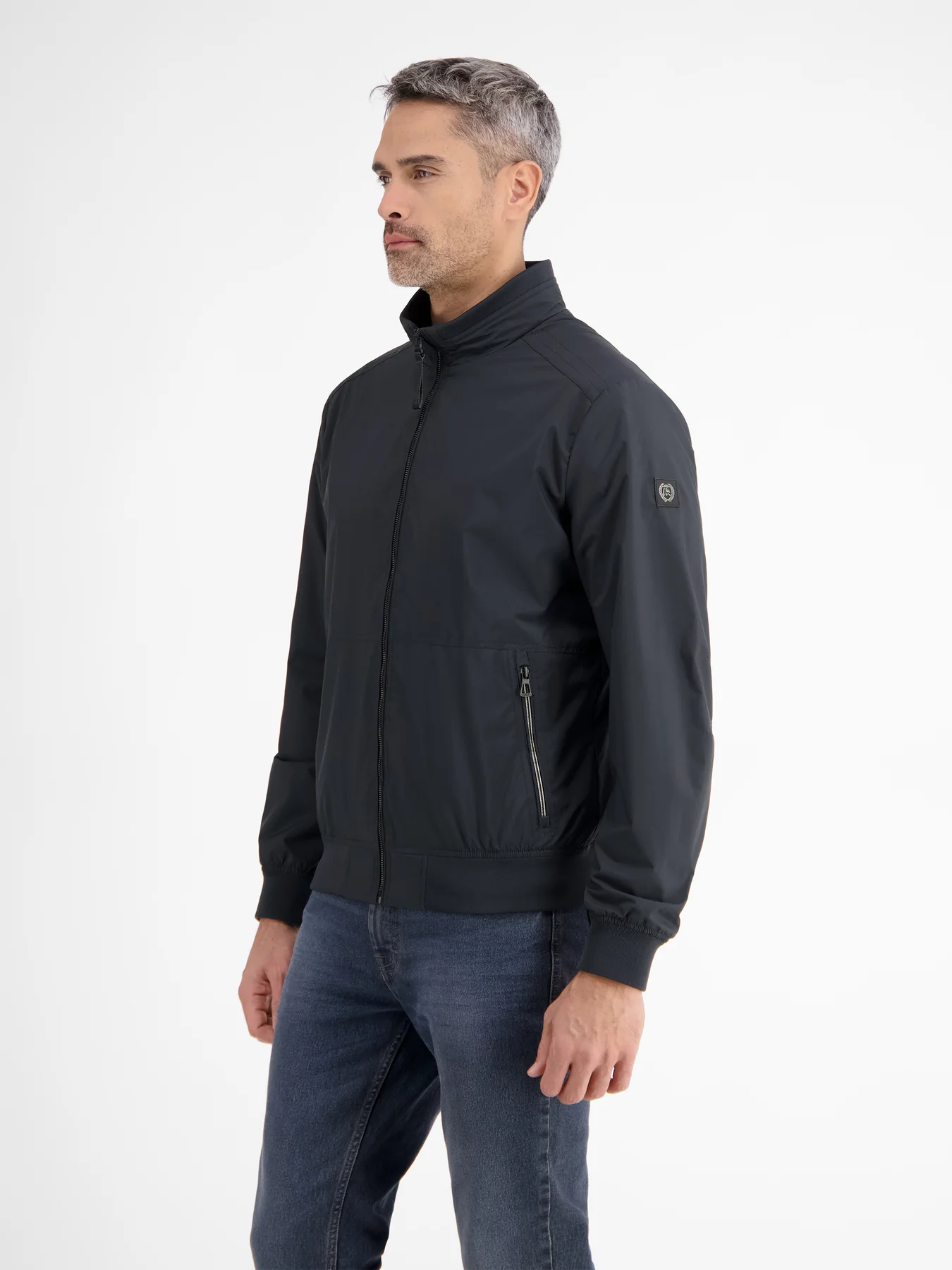 Lerros Wind- and Water Repellent Blouson Jacket - Night Blue