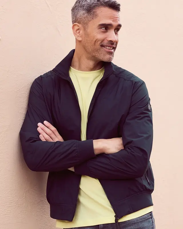 Lerros Wind- and Water Repellent Blouson Jacket - Night Blue