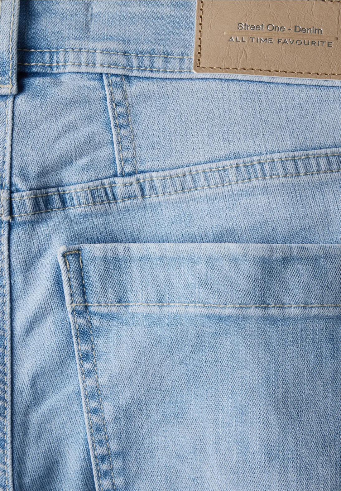 Street One Jeans im Slim Fit York - Light Blue Soft Wash