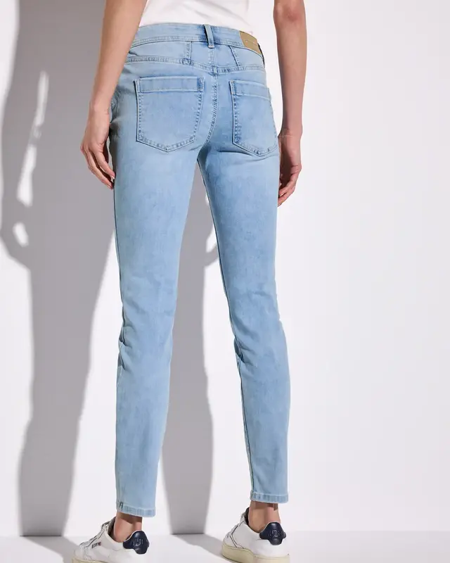 Street One Jeans im Slim Fit York - Light Blue Soft Wash