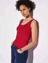 Street One Basic Top in Unifarbe Anni - Glory Red