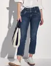 Street One 7/8-Jeans Casual Fit Jane - Dark Blue Washed