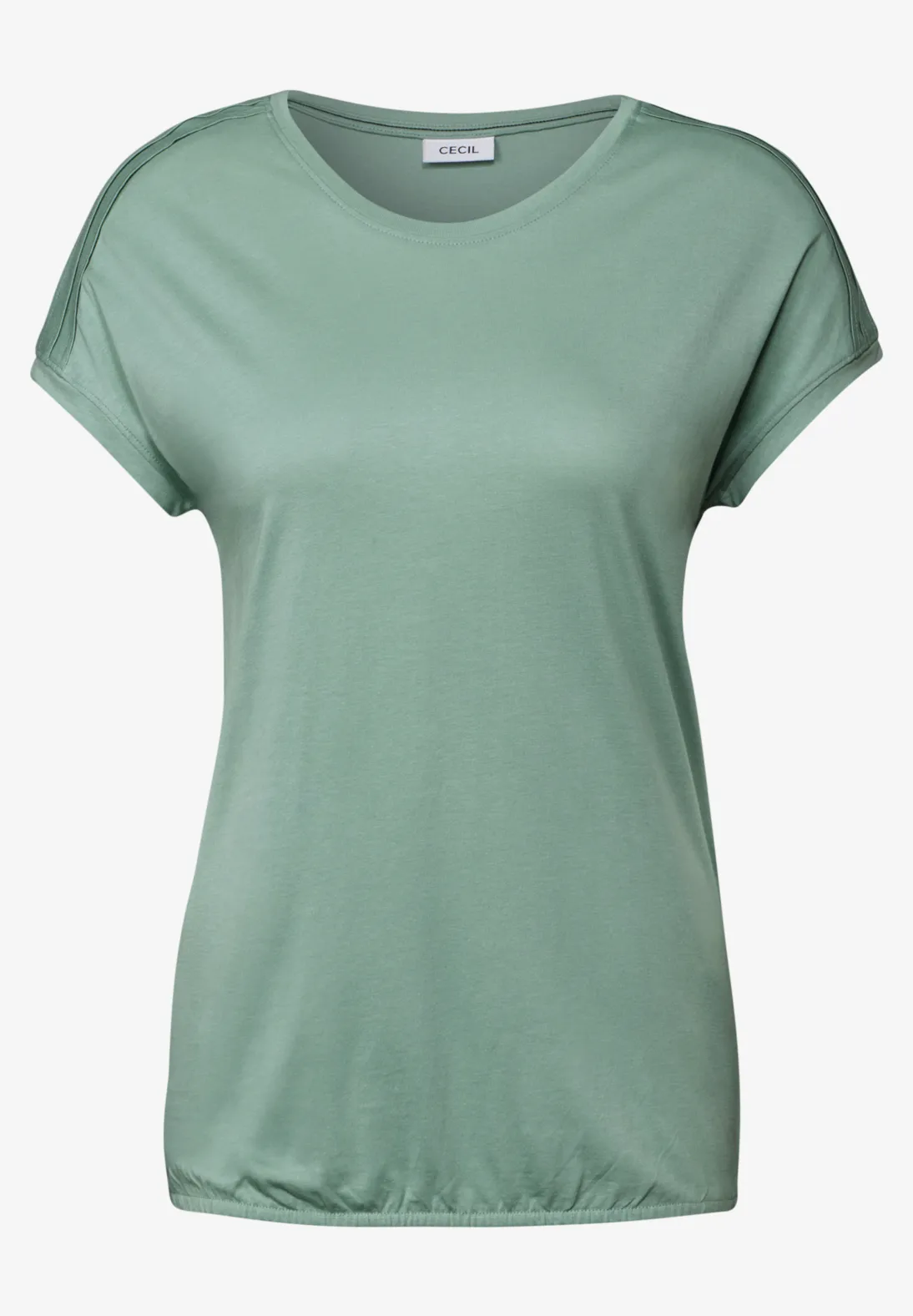 Cecil Shirt in Effen Kleur - Matcha Green