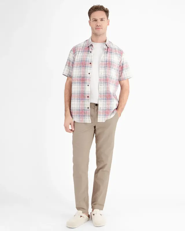 Lerros Summer Chino with Linen - Light Dune Beige