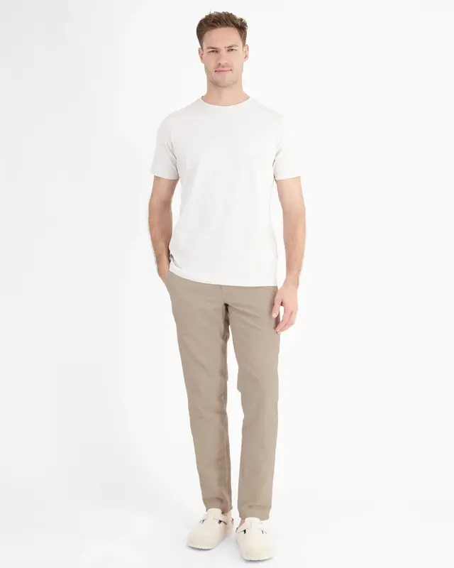 Lerros Summer Chino with Linen - Light Dune Beige