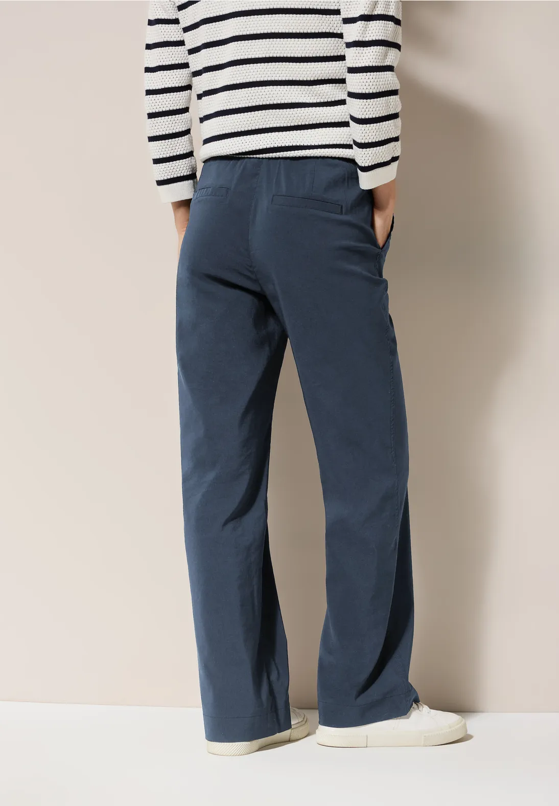 Cecil Hose mit Melange-Effekt Neele - Universal Blue