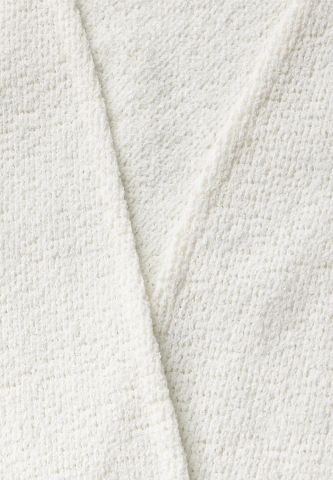 Street One Strick-Look Jacke - Off White