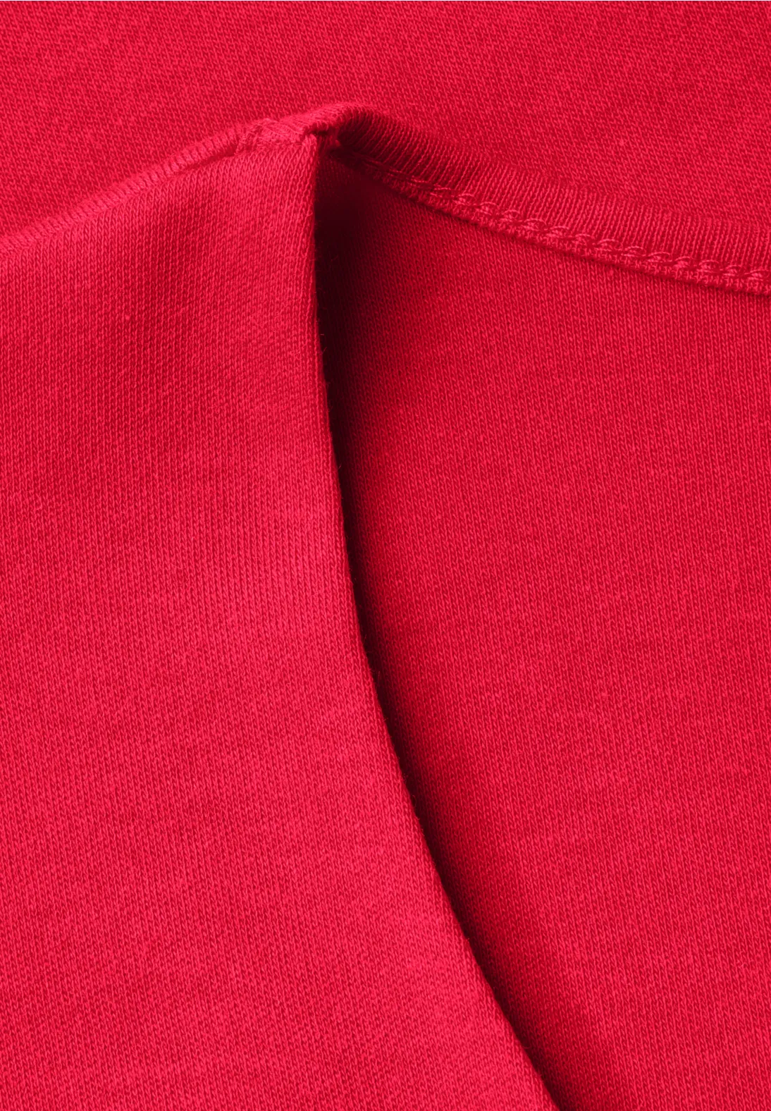 Street One Shirt with Heart Neckline - Glory Red