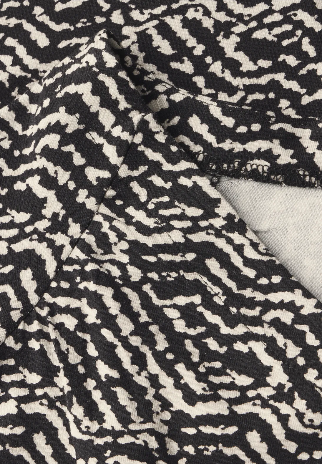 Street One Gemustertes Jersey-Shirt - Black