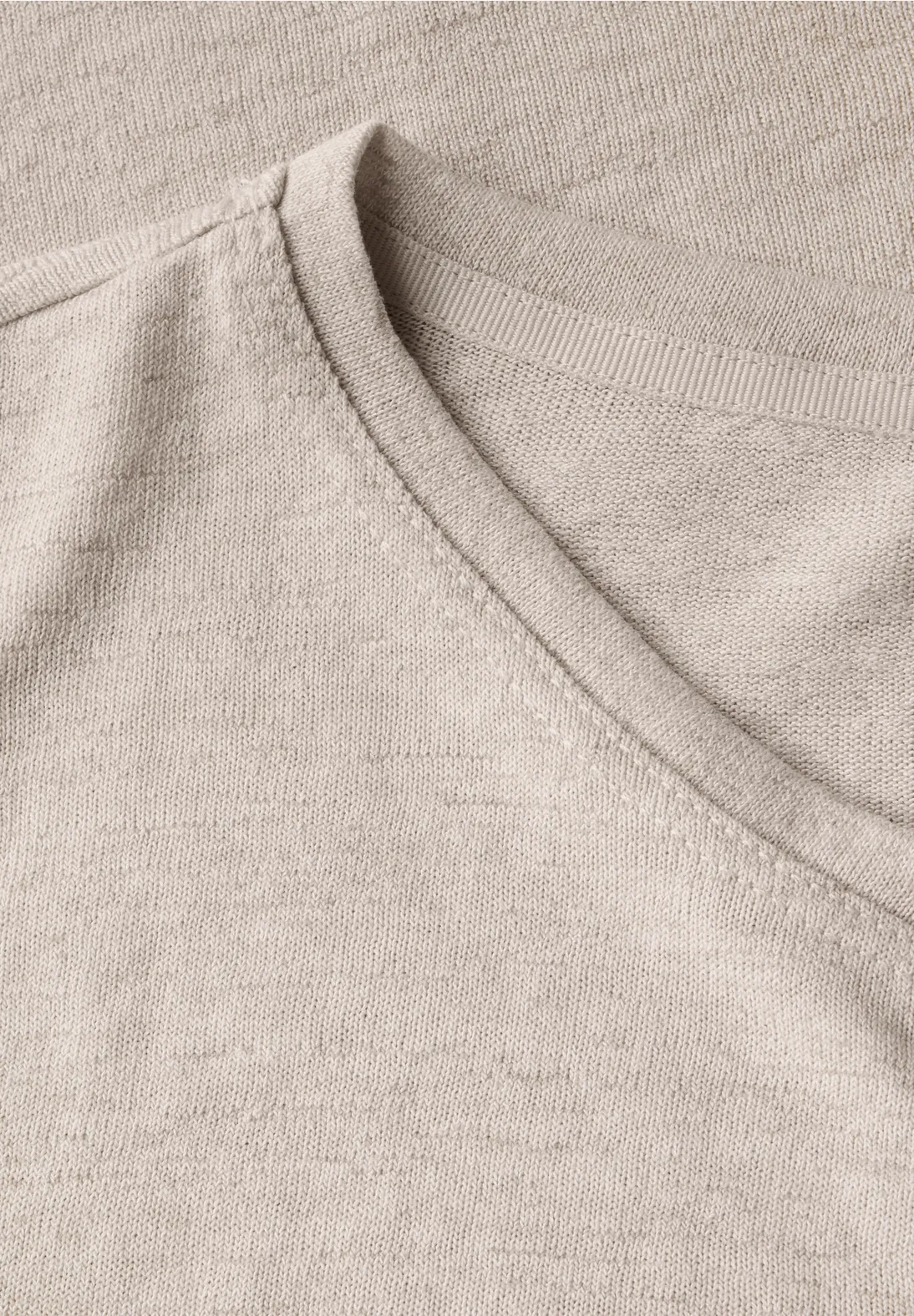 Street One T-Shirt with Text - Moonstone Sand