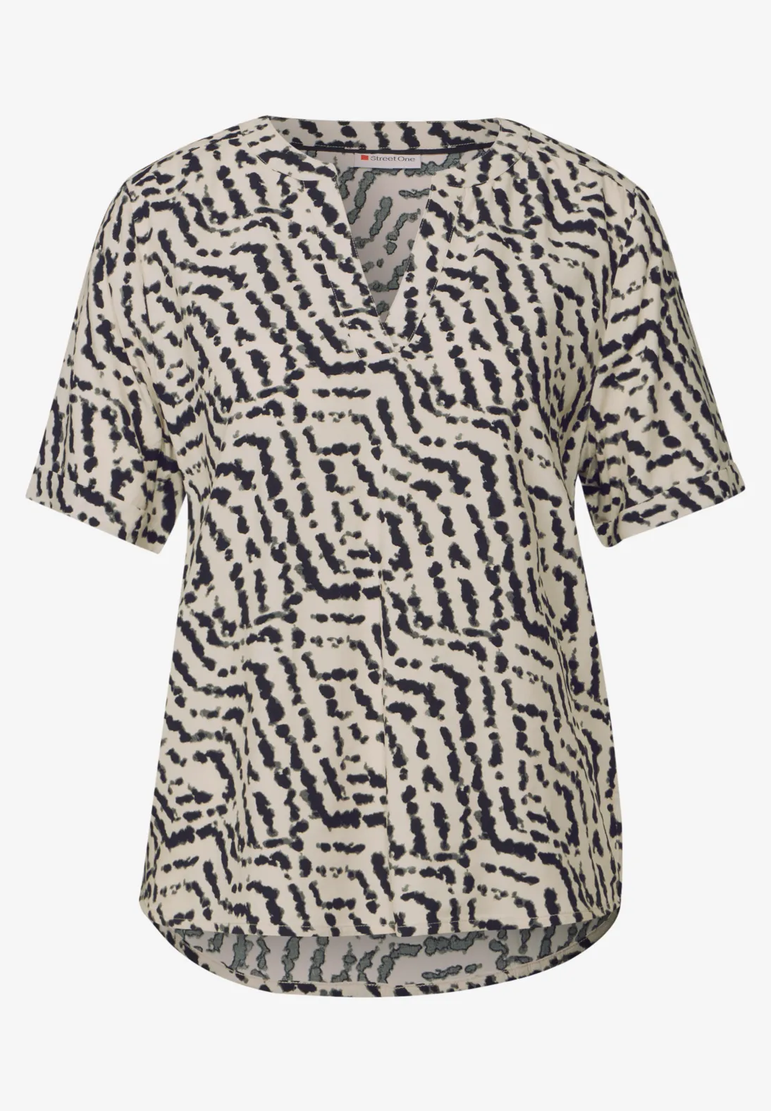 Street One Bedrukte Blouse - Moonstone Sand