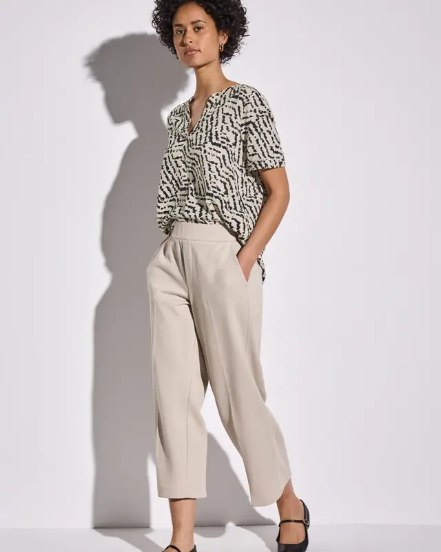 Street One Print Blouse - Moonstone Sand