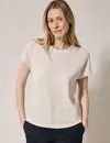 Cecil Strukturshirt mit Knöpfen - Light Beige