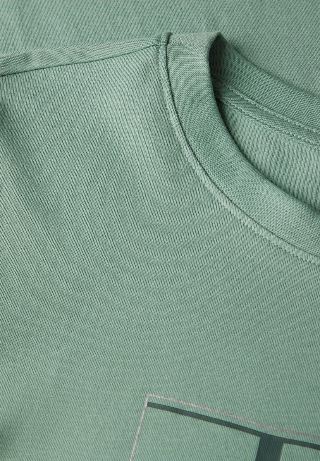 Cecil Shirt with Artwork - Matcha Green