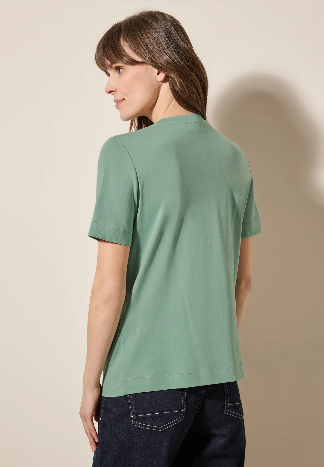 Cecil Shirt mit Artwork - Matcha Green