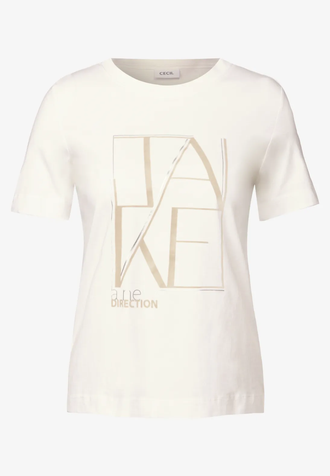 Cecil Shirt mit Artwork - Vanilla White