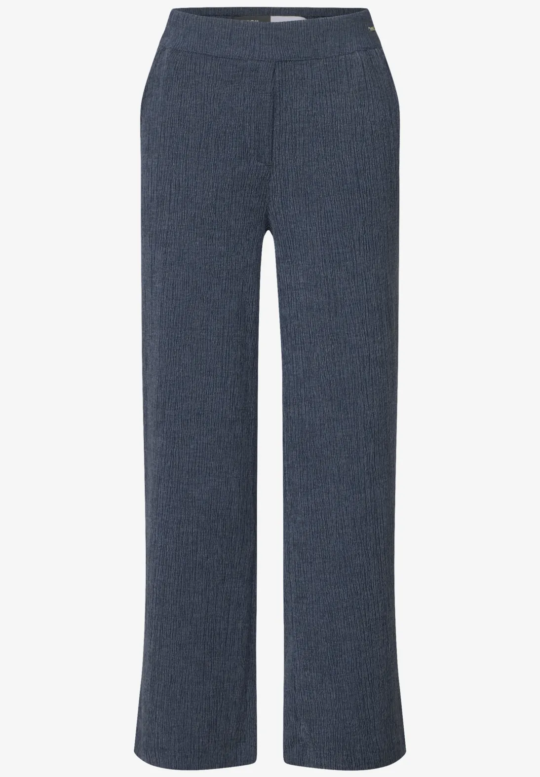 Cecil Wide Lag Hose mit Struktur Neele - Rain Blue