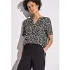 Bedrukte Blouse - Black