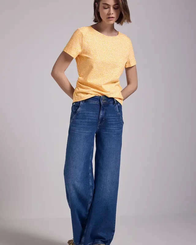 Street One Studio Shirt mit Rückenausschnitt - Blend Yellow