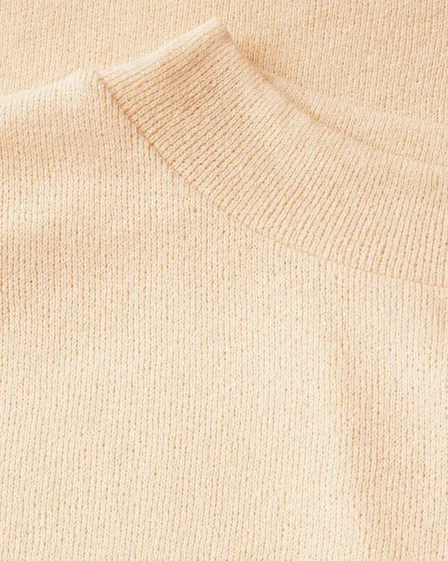 Street One Studio Knit Look Shirt - Mellow Vanilla