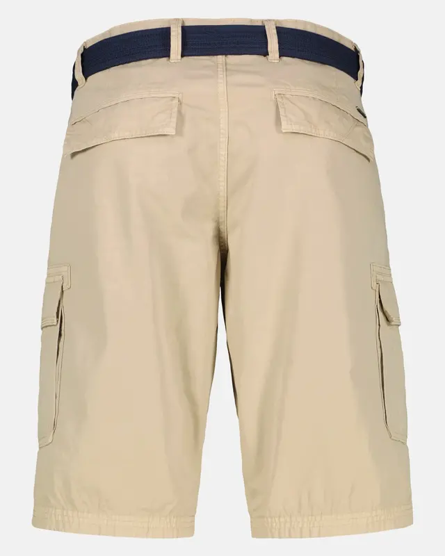 Lerros Cargo Bermuda with Belt - Light Dune Beige