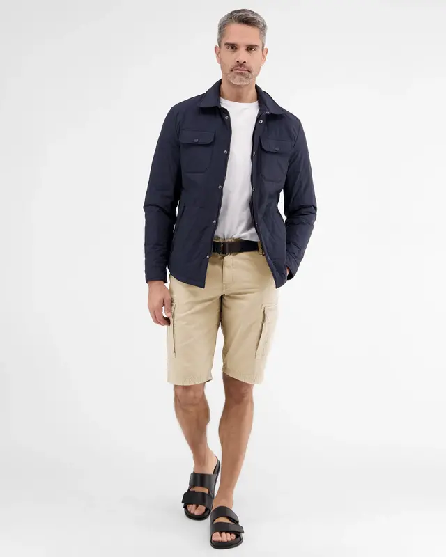 Lerros Cargo Bermuda with Belt - Light Dune Beige
