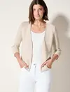 Cecil Open Structured Cardigan - Light Beige