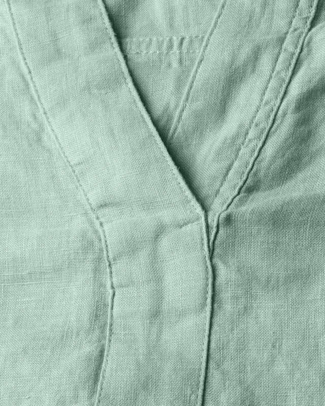 Cecil Linen Blouse - Ice Sage Green