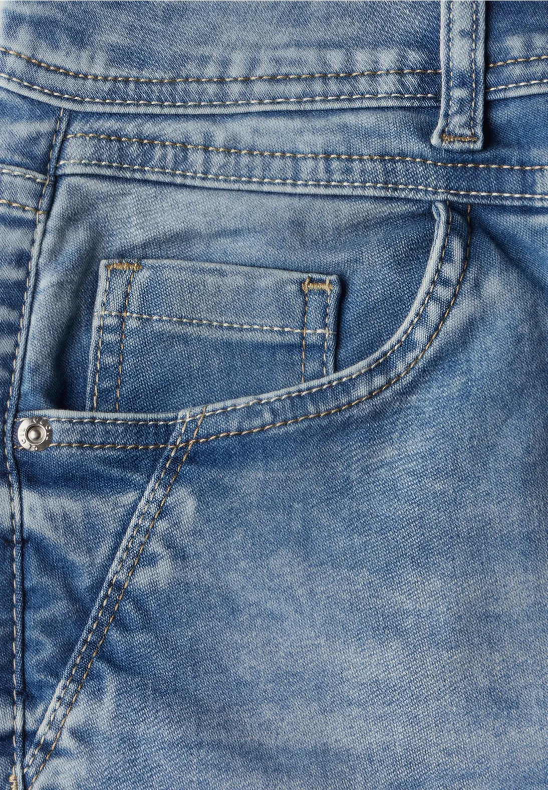 Cecil Denim Short Toronto - Light Blue Wash
