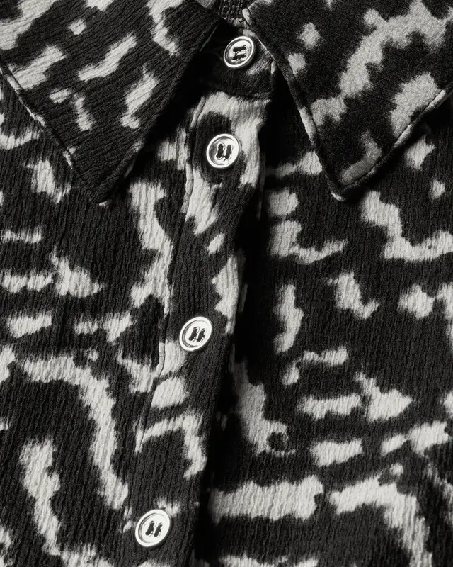 Street One Printed Jumpsuit - Black