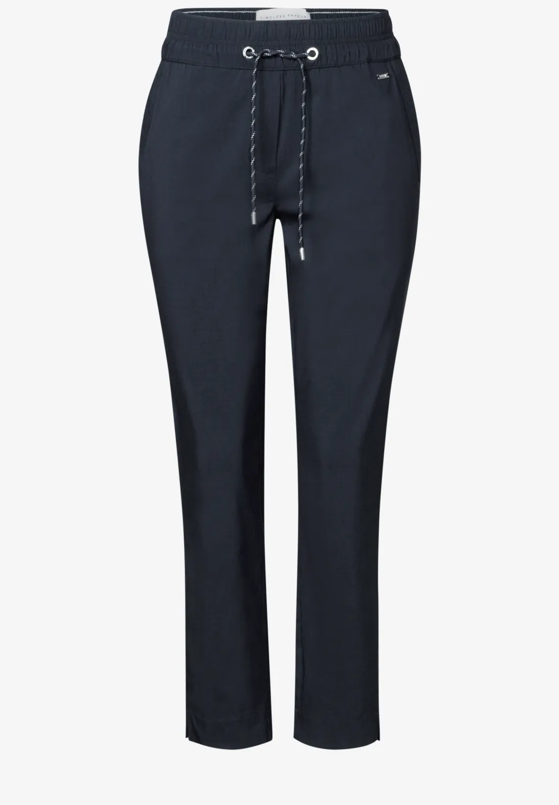 CECIL Casual Fit Pants Tracey - Universal Blue | - Cotton Blues