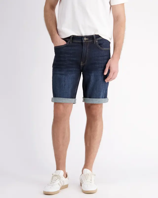 Lerros Denim Bermuda - Dark Blue
