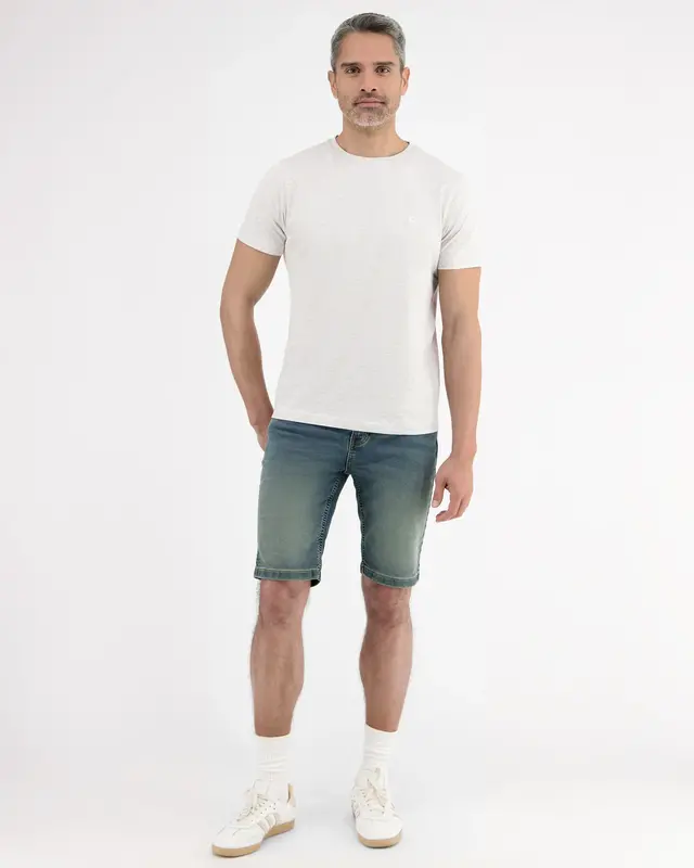 Lerros Jogging Denim Bermuda - Strong Blue