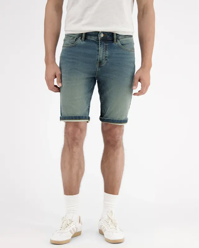 Lerros Jogging Denim Bermuda - Strong Blue