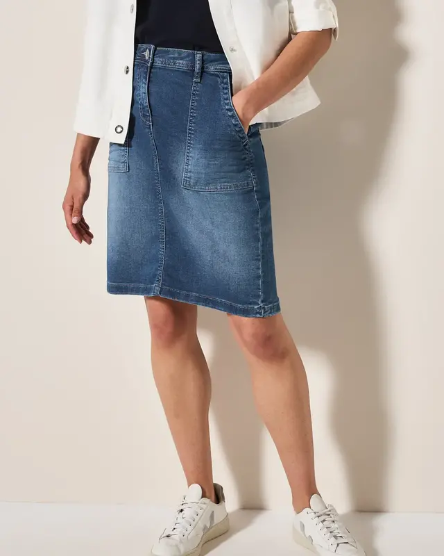 Cecil Denim Rok - Light Blue Wash