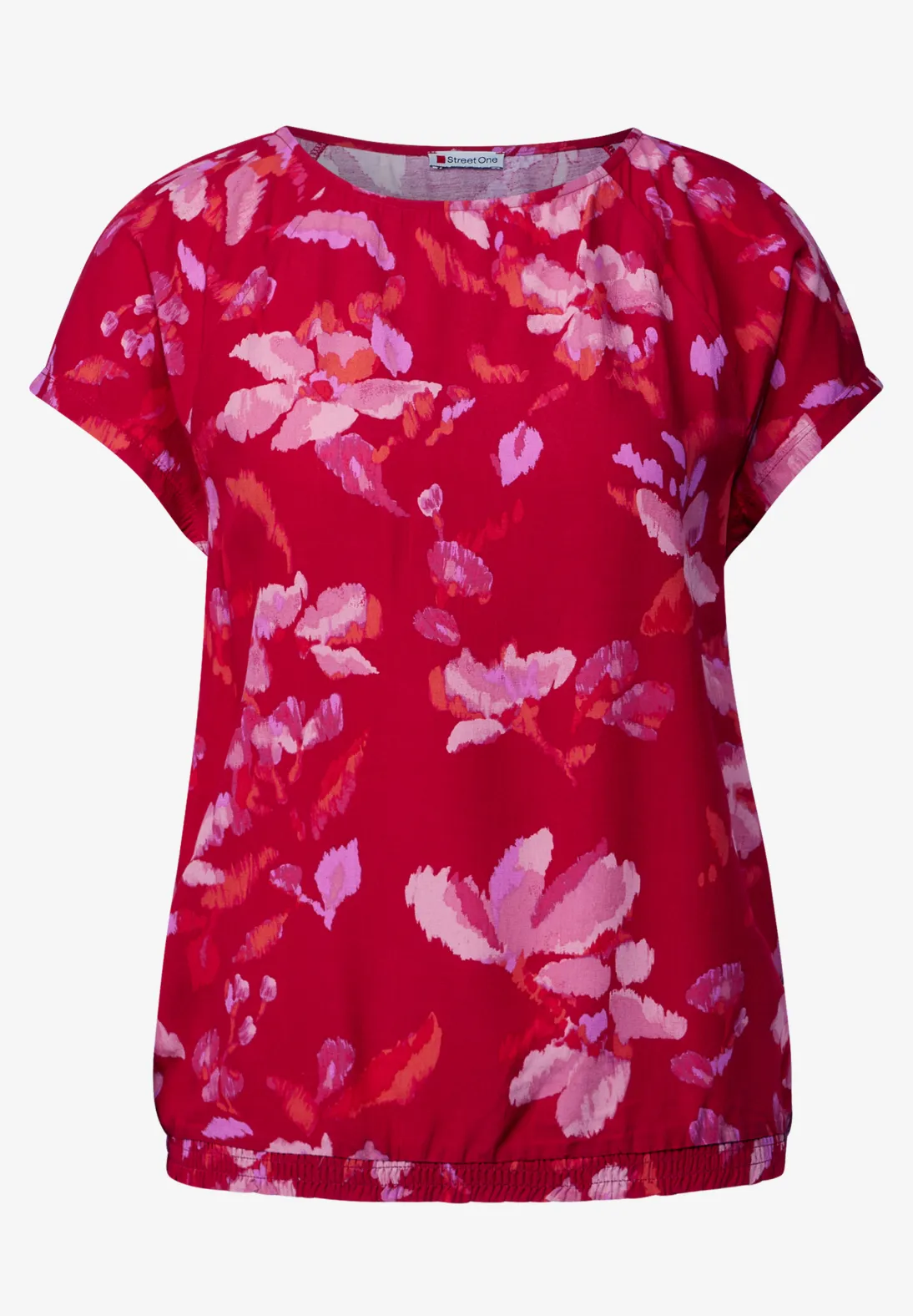 Street One Print Shirt - Glory Red