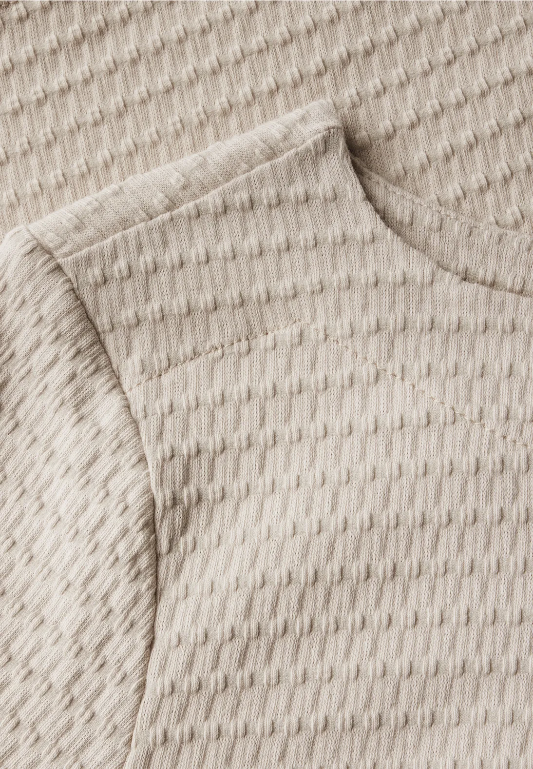 Street One Shirt met Textuur - Moonstone Sand