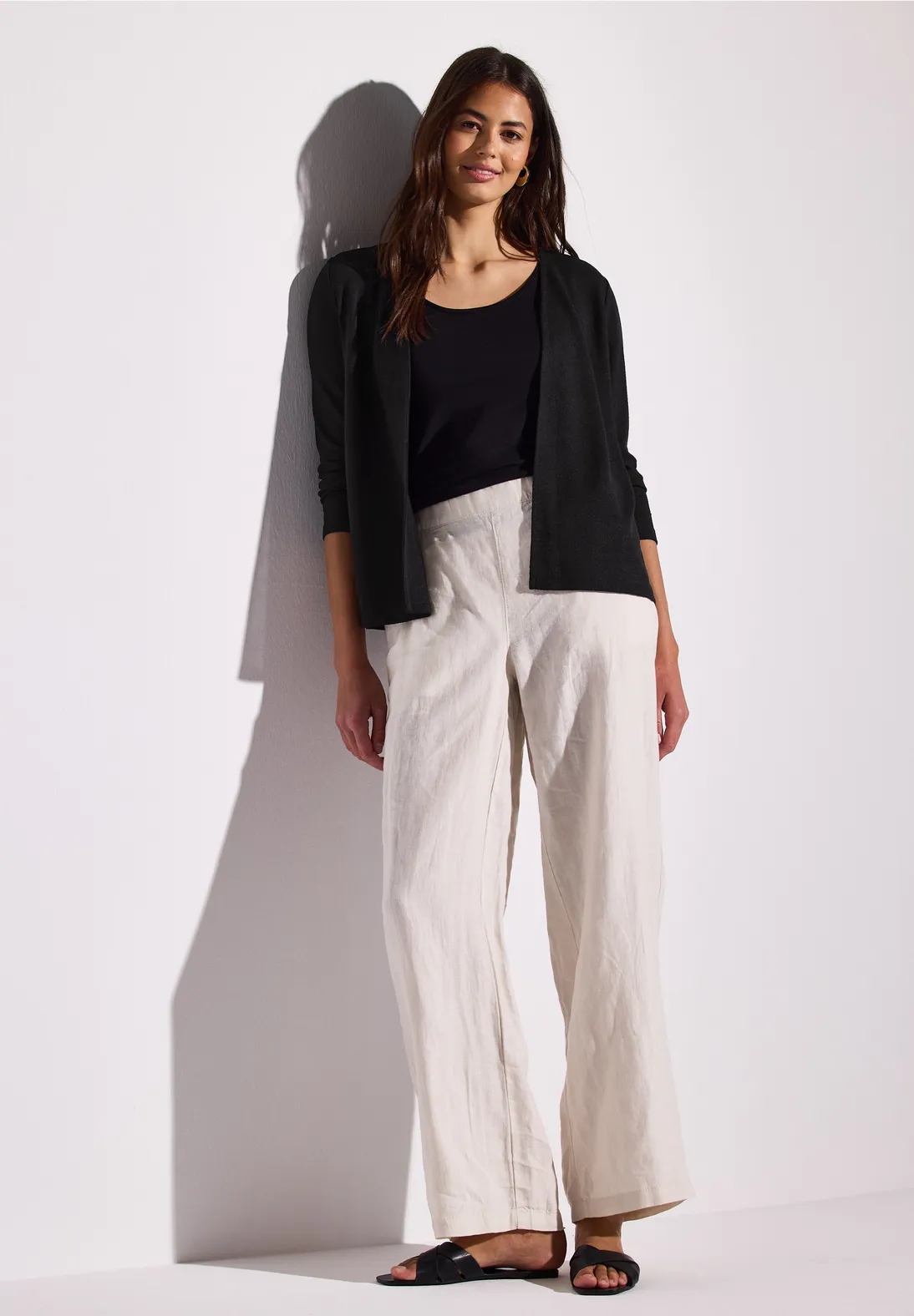 Street One Knit Cardigan Nette - Black